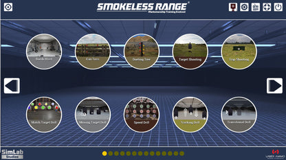 Smokeless Range Simulator - Standard Throw Camera