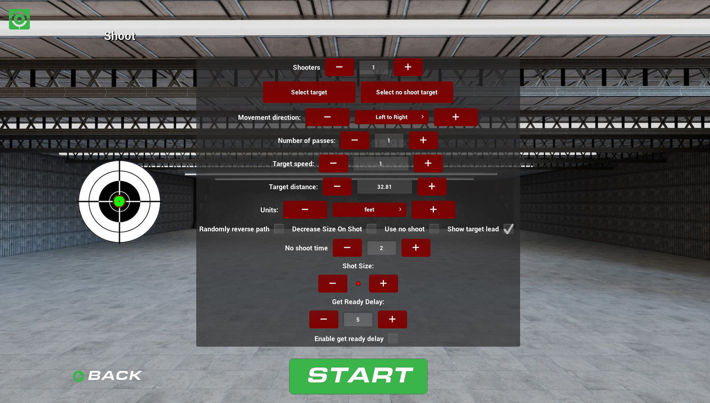 Smokeless Range Simulator - Standard Throw Camera